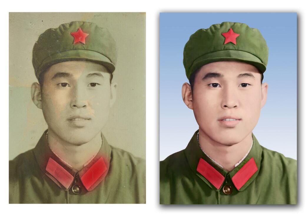 赵西垸林场破损照片修复-18
